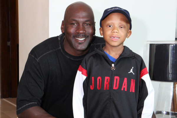 Michael Jordan via Make-A-Wish