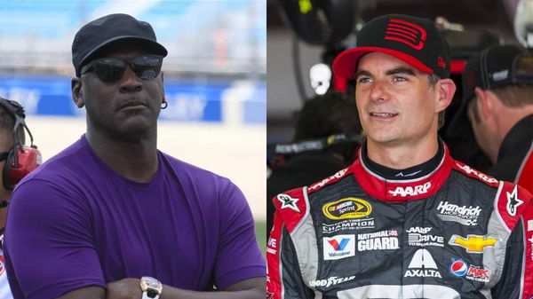 Michael Jordon and Jeff Gordon