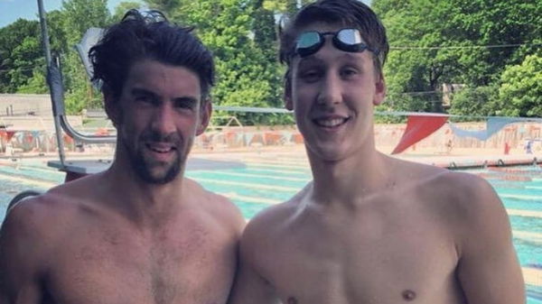 Michael Phelps and Chase Kalisz