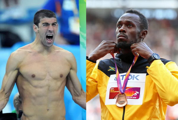 Michael Phelps and Usain Bolt