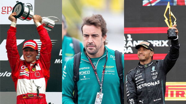 Michael Schumacher Fernando Alonso Lewis Hamilton