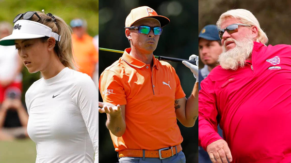 Michelle Wie West, Rickie Folwer, John Daly Collage