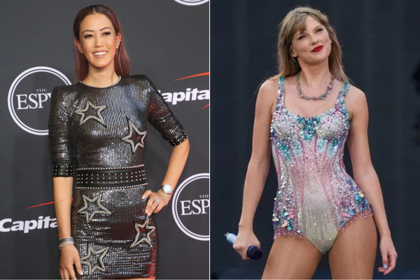 Michelle Wie West Taylor Swift collage