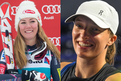Mikaela Shiffrin and Iga Świątek