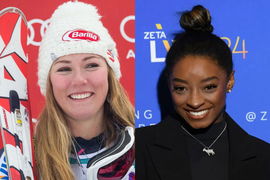 Mikaela Shiffrin and Simone Biles