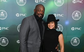 Mike Tomlin and wife