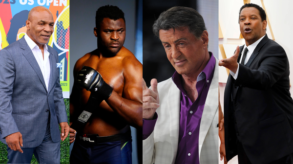 Mike Tyson, Francis Ngannou, Sylvester Stallone, Denzel Washington