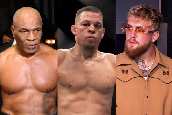 Mike Tyson, Jake Paul and Nate Diaz