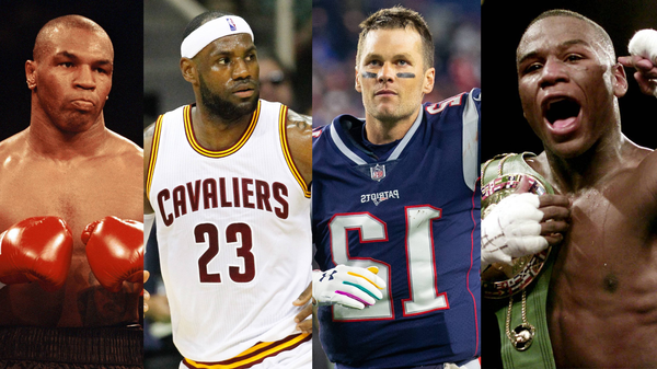 Mike Tyson LeBron James Tom Brady Floyd Mayweather