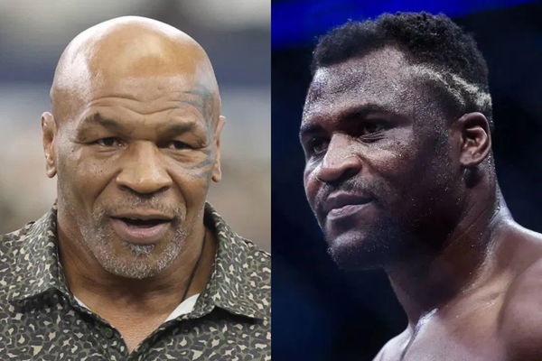 Mike Tyson and Francis Ngannou