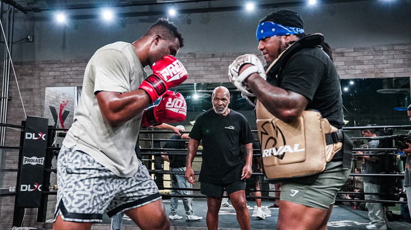 Mike Tyson and Francis Ngannou