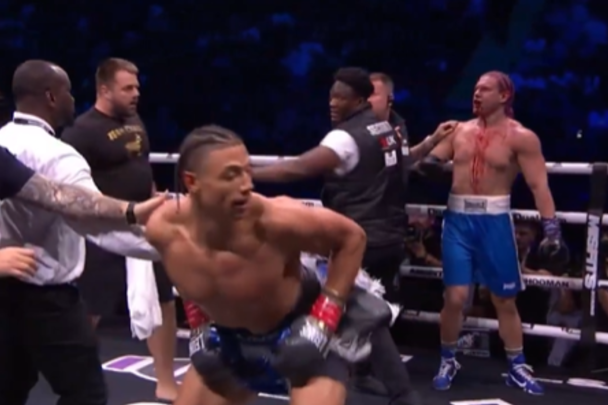 College Football Star-Turned-Misfits Boxer Chase DeMoor Attacked After Controversial Doctor Stoppage