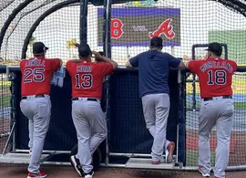 Mitch-Moreland-with-Boston-Red-Sox-teammates