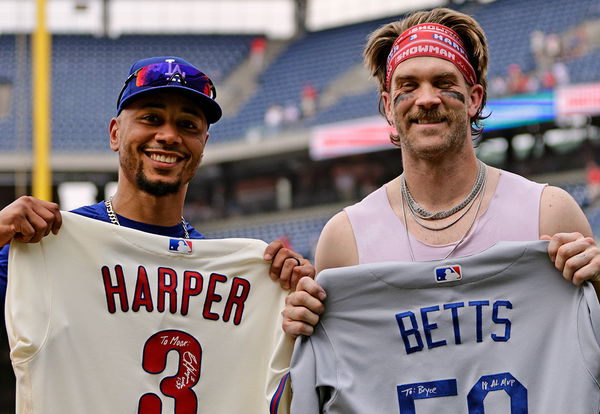 Mookie Betts and Bryce Harper