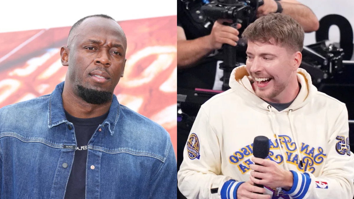 MrBeast Nearly Beats Usain Bolt in a Race as Fans Left Shocked at Injury Risk