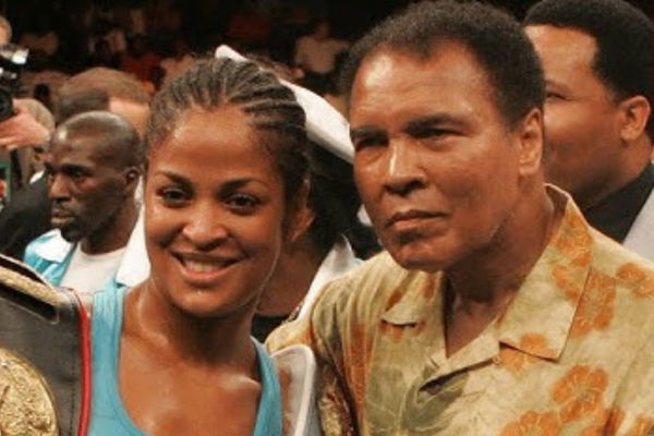 Muhammad Ali and Laila Ali