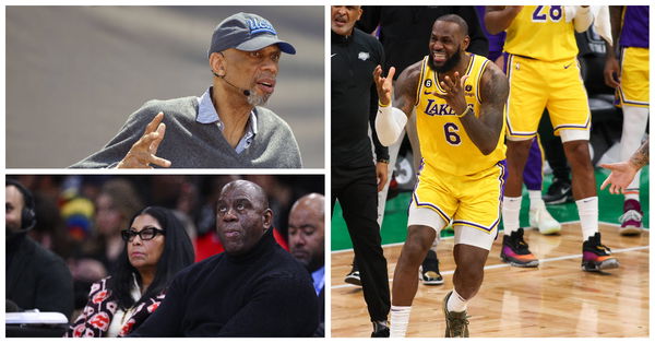 LeBron James, Kareem Abdul Jabbar, Magic Johnson