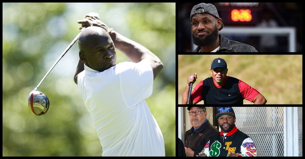 Michael Jordan, Tiger Woods, LeBron James, Floyd Mayweather