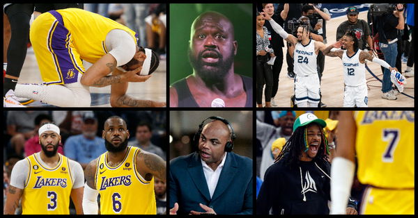 Charles Barkley, Shaquille O&#8217;Neal, Ja Morant, LeBron James, Anthony Davis