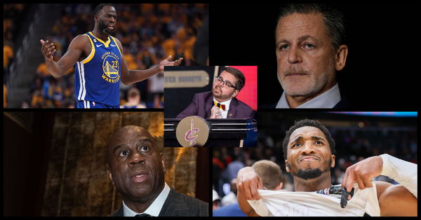 Magic Johnson, Donovan Mitchell, Dan Gilbert, Nick Gilbert, Draymond Green