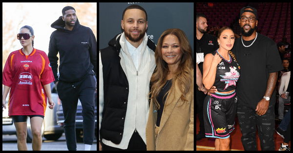 Tristan Thompson, Stephen Curry, Larsa Pippen, Marcus Jordan, Sonya Curry