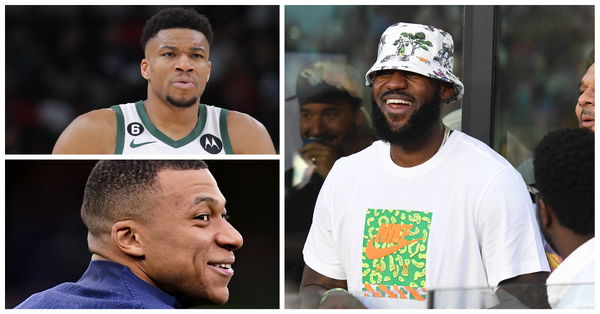 LeBron James, Giannis Antetokounmpo, Kylian Mbappe