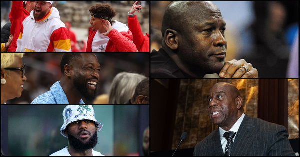 Michael Jordan, Magic Johnson, LeBron James, Dwyane Wade, Patrick Mahomes