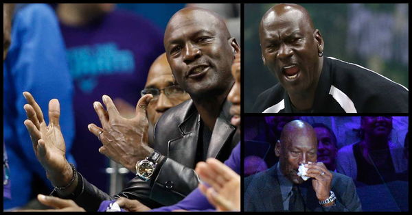 Michael Jordan Angry and Crying