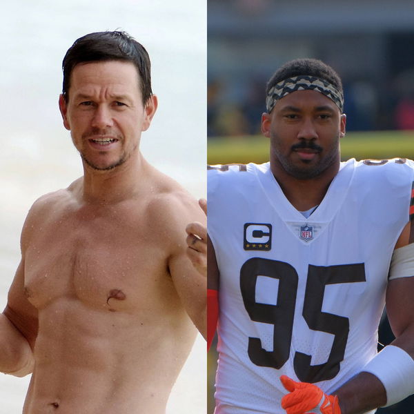 Myles Garrett Mark wahlberg