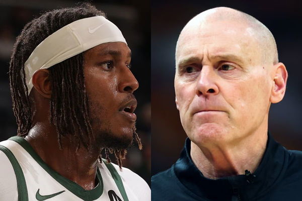 Myles Turner and Rick Carlisle