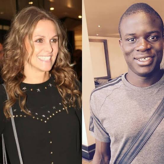 N Golo Kante and wife