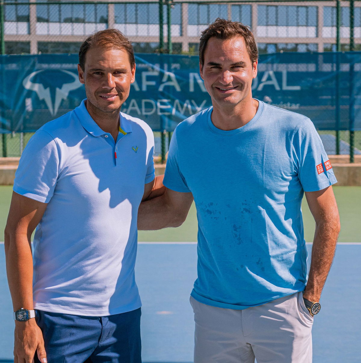  Roger Federer Joined Rafael Nadal at His Academy. 
