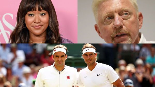 Naomi Osaka, Boris Becker, Roger Federer, Rafael Nadal