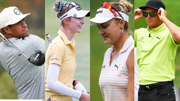 Nelly Korda Lexi Thompson Rickie Fowler Tony Finau Collage