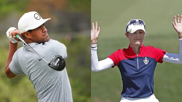 Nelly Korda Tony Finau Collage