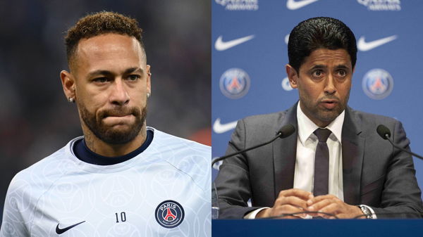 Neymar Jr and PSG President Neymar Jr and PSG President Nasser Al Khelaifi