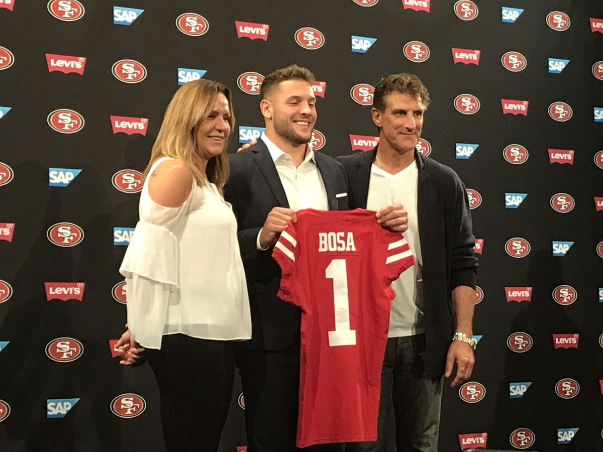 BREAKING: A driver using his phone and failing to stop at a red light hit a 61-year-old man who was out with his family in San Francisco , and when emergency crews arrived, they discovered it was the father of 49ers star Nick Bosa and....-wiwiwi