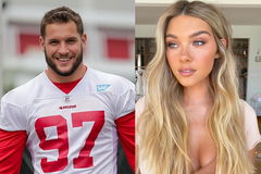 Nick Bosa and Lauren Maenner