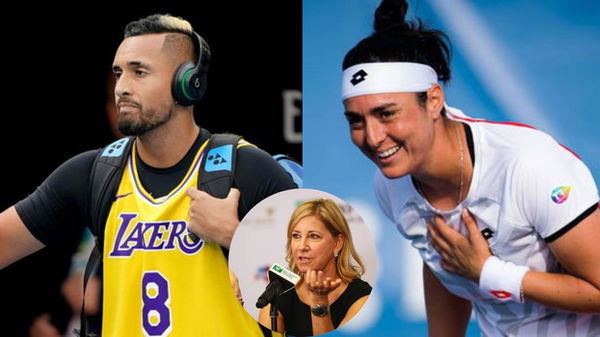 Nick Kyrgios, Chris Evert, Ons Jabeur