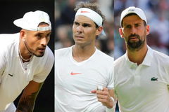 Nick Kyrgios Rafael Nadal Novak Djokovic