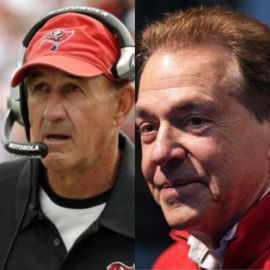Nick Saban and Monte Kiffin
