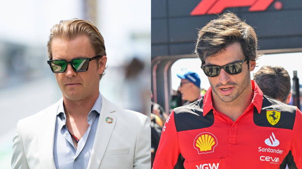 Nico Rosberg and Carlos Sainz