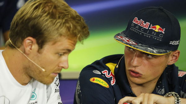 Nico Rosberg and Max Verstappen