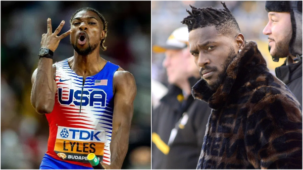 Noah Lyles Antonio Brown