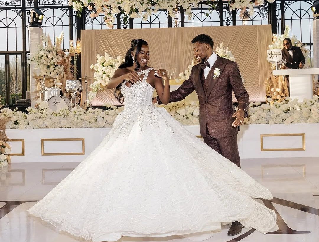 Noah Lyles’ Wife Junelle Bromfield Claps Back Against False Narrative from Wedding Ceremony