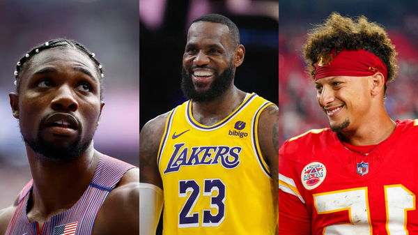 Noah Lyles, Patrick Mahomes, Lebron James (1)