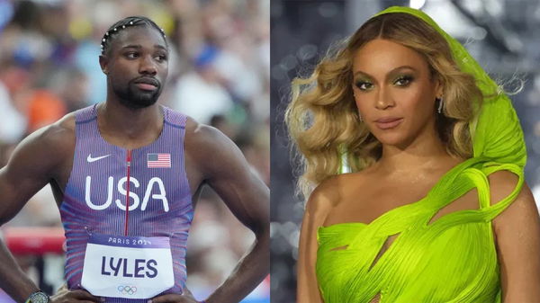 Noah Lyles and Beyonce