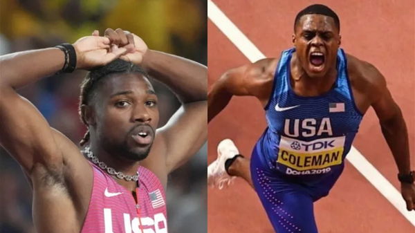 Noah Lyles and Christian Coleman