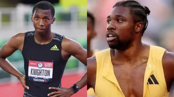 Noah Lyles and Erriyon Knighton