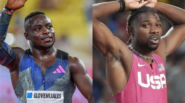 Noah Lyles and Ferdinand Omanyala